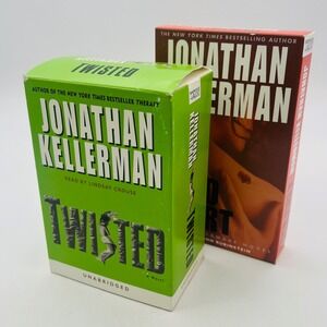 Jonathan Kellerman Audiobook Lot Twisted Unabridged A Cold Heart Cassette Tapes
